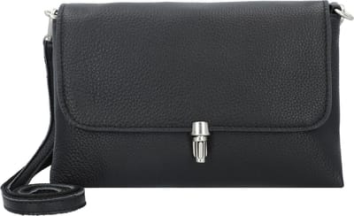 FREDsBRUDER Leren Schoudertas Sha Na Na Shoulderbag Black Zwart
