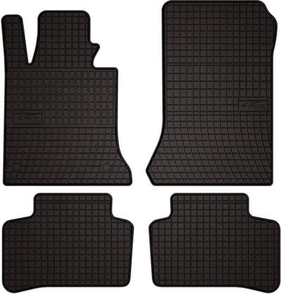 Wielganizator SolidPRO Serie - Rubber Auto Matten - Mercedes GLK X204 - 2008-2015 - Zwart