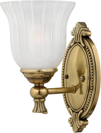 Hinkley LED Badkamerarmatuur Francoise | 3W 3000K 300Lm 830 | IP44 | Dimbaar | Burnished Brass