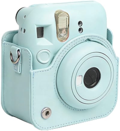Dailygoods- Cameratas Vintage - Mini 12 Camera - PU-leer - Verstelbare Schouderriem - Regenbestendig - Zacht Microfiber Interieur - Camera Tas