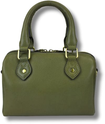 Leren Schoudertas Dames – Olijfgroen – Claire – Echt Rundleer – Compact & Stijlvol – Just Lioné
