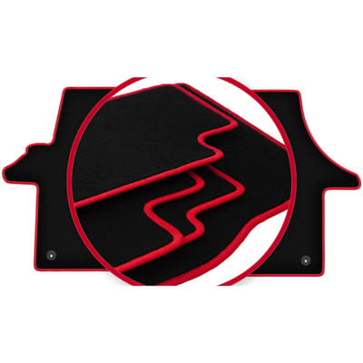 CARLUX-RED automatten voor: Volkswagen Transporter T5 bestelwagen (2003-2015)