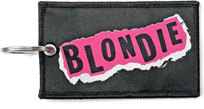 Blondie - Punk Logo Sleutelhanger - Zwart