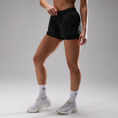 MP Dames Velocity Ultra Gestructureerde Short - Zwart - XS