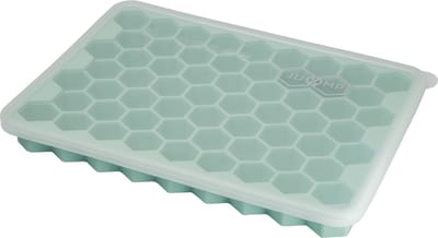 JU&MP Honeycomb XL IJsblokjesvorm - IJsblokjes - IJsblokjesvorm met Deksel - Mint Groen