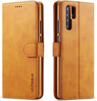 Bookcase Geschikt voor Huawei P30 Pro - Bruin - Pasjeshouder - Portemonnee Hoesje