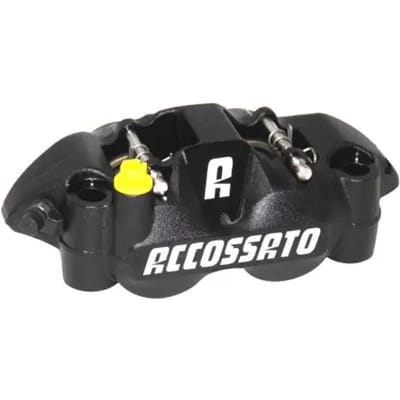 Monobloc remblok voor motor met keramische blokken Accossato Radial 180 mm