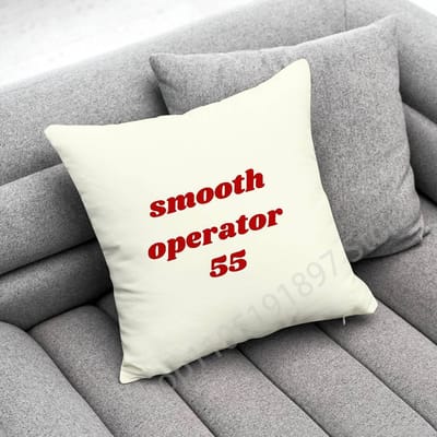 Housse de coussin décoratif C-Carlos Sainz Smooth Operator Pour 50X50Cm 40X40Cm 55X55Cm 45X45Cm 30X30Cm Carré Housse de taie d'oreiller de chambre Peach skin 18*18(CM)-1Pcs