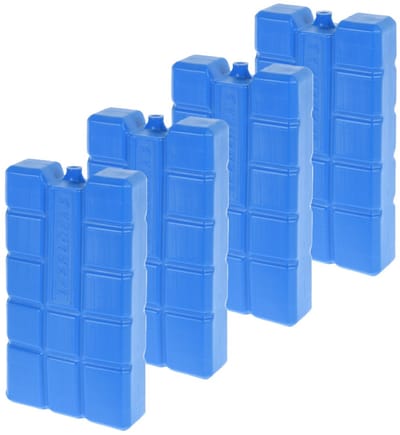 4x Blauwe koelelementen 750 gram - Koelelementen - Koelblokken