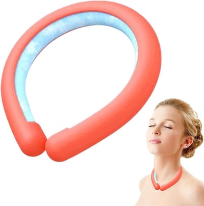 Nekkoeler - Koelband - Hitte Verlichten - Herbruikbaar - 139x17cm - Blauw