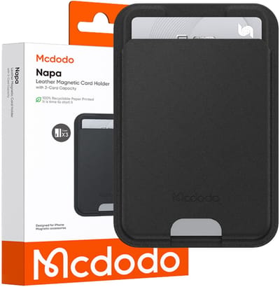 Mcdodo Portemonnee Creditcard Hoesje Magsafe Voor Telefoon, Leer