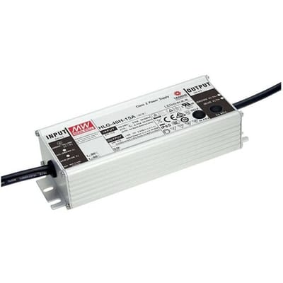 MW Mean Well MEAN WELL HLG-40H-24AB LED-driver Constante spanning 40.08 W 1 - 1.67 A 22 - 27 V/DC Dimbaar, 3-in-1 dimmer, Instelbaar, PFC-schakeling,