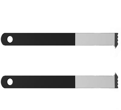 Bestrating Lift Tool - Straatsteen Trekker - Tuin Bestrating Onderhoud - Met Voegenschraper - 2x Stuks - Metaal