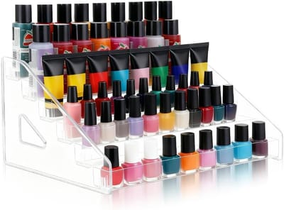 Transparant Nagellakrek met 6 Niveaus - Opbergorganizer voor Nagellak, Etherische Oliën en Make-up