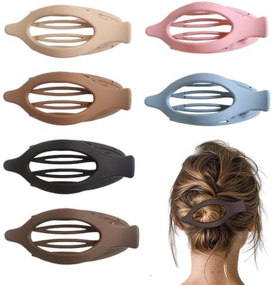 Dailygoods- Haarspelden Antislip - Platte Haarspelden - Haarspeldjes Dames - Lichtgewicht Haarclips - Gebogen Design - Hoogwaardig Hars