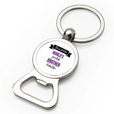 Akyol - greatest brother looks like flesopener - Broer - beste broer - verjaardagscadeau - verjaardag - cadeau voor broer - cadeau - kado - geschenk - gift - broer artikelen - 9 bij 3 cm