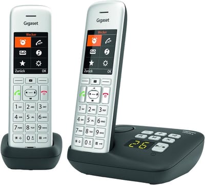 Draadloze DECT Telefoon met Antwoordapparaat - Duo Set (2 Hoornen)