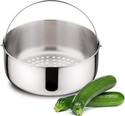 Stoommand RVS - Inzet Pan - Gezond Koken - 18/10 Roestvrij Staal - Ø 18 cm - Zilverkleurig