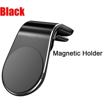 Mini magnetische autotelefoonhouder Metalen ontluchter Mount Stand GPS-telefoonhouder voor alle telefoons gray