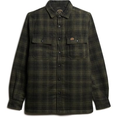 Superdry Wool Miller Overhemd Heren - Maat S