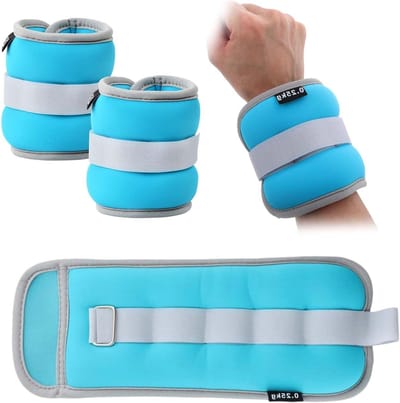 Set van 2 gewicht manchetjes voor handen en voeten, 0.25 kg, ideaal voor training en beweging, perfect voor sporters en studenten