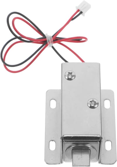 Elektronisch Deurslot - Magneetventiel Slot - Slimme Kasten - Directe Ontgrendeling - 3450 x 420 x 300 cm - Zilver