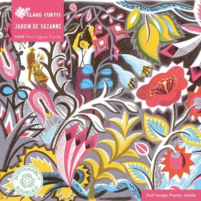 Adult Sustainable Jigsaw Puzzle Clare Curtis: Jardin De Suzanne