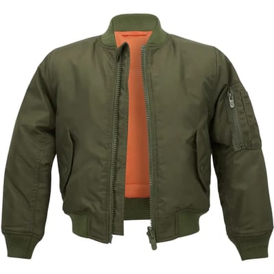 Brandit - MA1 Kinder Bomber Jacket - Kids 134/140 - Groen