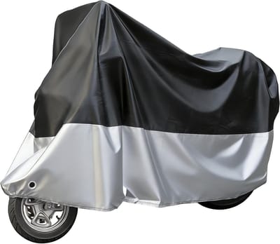 Waterdicht motorafdekzeil voor scooter en bromfiets, UV-bescherming, winterbestendig en stofdicht, 245 x 105 x 125 cm