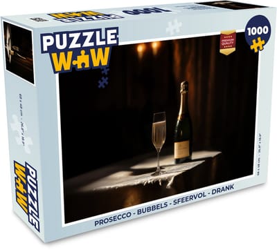 Puzzel Prosecco - Bubbels - Sfeervol - Drank - Legpuzzel - Puzzel 1000 stukjes volwassenen