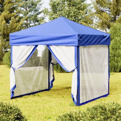 Opvouwbare Partytent - Paviljoen Tuin - Outdoor Evenementen - UV-bestendig Waterafstotend - 2 x 2 Meter - Blauw