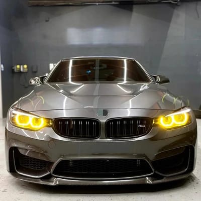 XEOD CSL LED DRL angel eyes modules Geel geschikt voor BMW F32 - F33 - F36 - F82 - F83 - 4 Serie - Voor Xenon koplampen - Complete set - Storingsvrij
