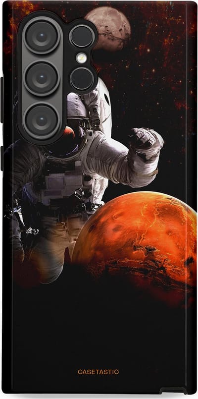 Casetastic Hoesje Geschikt voor Samsung S23 Ultra - Stijlvolle Beschermende Duo-layer Case - Stellar avontuur