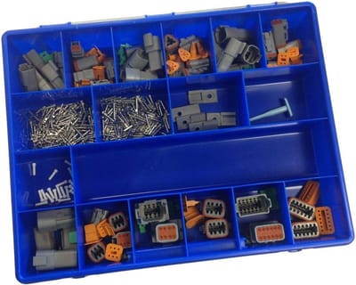 DEUTSCH stekkerassortiment boxset serie DT 320-delig