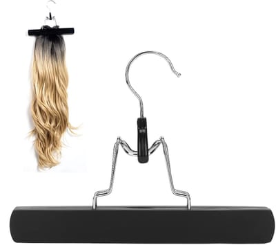 Dailygoods- Haarextensies Houder Draagbaar - Pruik Opslag Hanger - Haarverlenging Hanger - Extra Lange Haarverlenging - Hoogwaardige Kwaliteit - Afmetingen 23,3 x 17 x 2,2 cm - Pruikenhouder