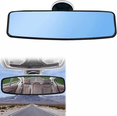 Verstelbare Achteruitkijkspiegel voor Auto's, Vrachtwagens en SUV's - 240x68 mm, Veiligheid, Comfort, Duidelijk Zicht