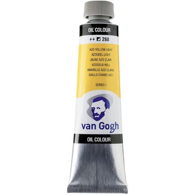 Peinture à l'huile - Van Gogh - S1 de lumière jaune AZO - 40ml - Jaune - Avancé jaune