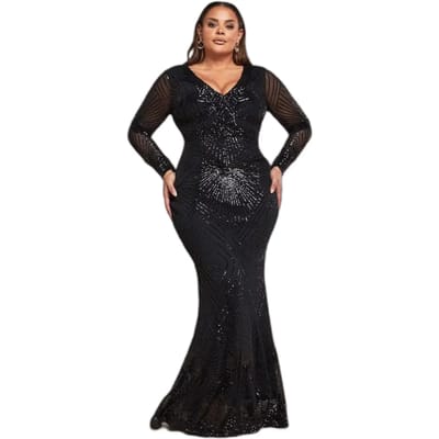 Paillettenjurk voor dames Goddiva Starburst