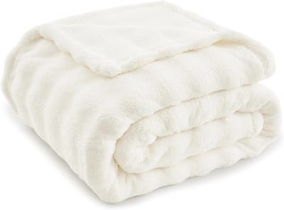 Groot formaat fleece bankovertrek 150 x 200 cm - ultrazacht, cocooning en warm