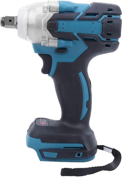 Allecto - Accu Slagmoersleutel - 21V Brushless - Krachtig en veelzijdig - Zwart + Blauw - 180 Newtonmeter - Ideaal voor klussen - Accu aangedreven