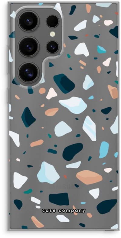 Case Company® - Hoesje geschikt voor Samsung Galaxy S24 Ultra hoesje - Terrazzo N°13 - Soft Cover Telefoonhoesje - Bescherming aan alle Kanten en Schermrand