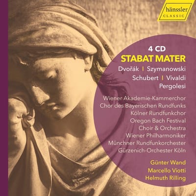 Wiener Akademie Kammerchor, Chor des Bayerischen Rundfunks - Dvořák, Penderecki, Schubert, Vivaldi & Pergolese: Stabat Mater (4 CD)