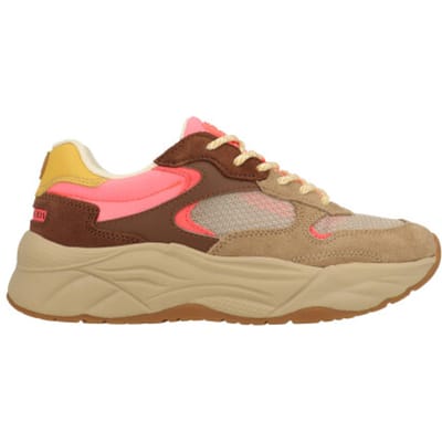 Scotch&Soda Celest dames sneaker - Bruin multi - Maat 37