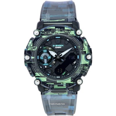 Casio G-Shock Naughty Noise Analoog Digitaal Quartz GA-2200NN-1A GA2200NN-1 200M Herenhorloge zwart