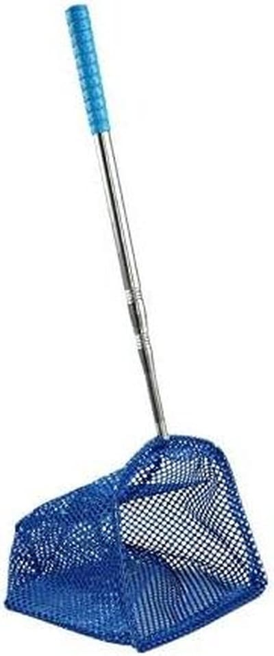Ballenverzamelaar Tafeltennis - Ballennet Opvouwbaar - Ballen Verzamelen - Telescopische steel - 40 cm - Blauw
