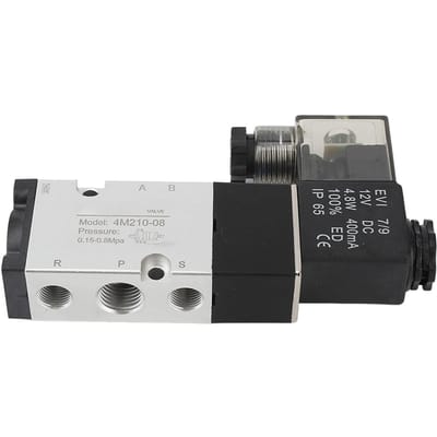 Pneumatisch Magneetventiel 4M210 08 18 inch NPT Draad Pneumatisch Luchtregelmagneetventiel DC12V