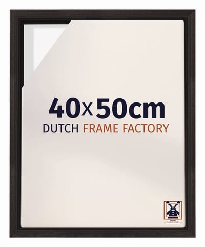 Baklijst 40x50 cm - Eiken Donker - Geschikt voor Canvasdoek - MDF Baklijst Lausanne