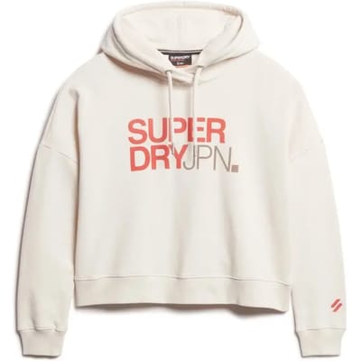 Superdry - Sportwear Logo Boxy hoodie - Dames - Hoodies