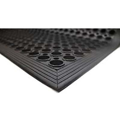 Anti-vermoeidheidsmat Rampmat, 800 x 1200 mm, van een SBR-/nitrilrubbermix, antislip
