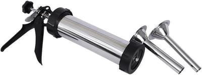 Worstmaker Machine - Vlees Vuller - Zelf Worsten Maken - Handmatige Bediening - 1000 Gram - Metaal